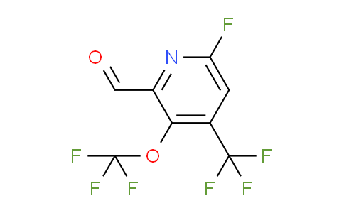 AM167243 | 1804811-28-6 | 6-Fluoro-3-(trifluoromethoxy)-4-(trifluoromethyl)pyridine-2-carboxaldehyde