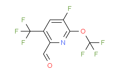 AM167247 | 1804749-47-0 | 3-Fluoro-2-(trifluoromethoxy)-5-(trifluoromethyl)pyridine-6-carboxaldehyde