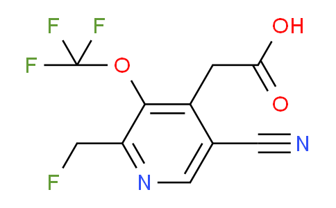 AM167249 | 1804806-57-2 | 5-Cyano-2-(fluoromethyl)-3-(trifluoromethoxy)pyridine-4-acetic acid