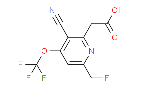 AM167251 | 1806163-29-0 | 3-Cyano-6-(fluoromethyl)-4-(trifluoromethoxy)pyridine-2-acetic acid