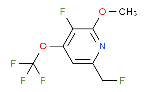 AM167260 | 1804302-77-9 | 3-Fluoro-6-(fluoromethyl)-2-methoxy-4-(trifluoromethoxy)pyridine