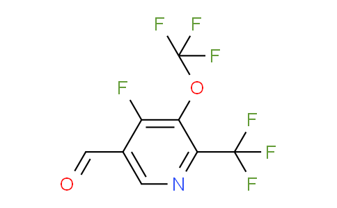 AM167261 | 1806721-91-4 | 4-Fluoro-3-(trifluoromethoxy)-2-(trifluoromethyl)pyridine-5-carboxaldehyde