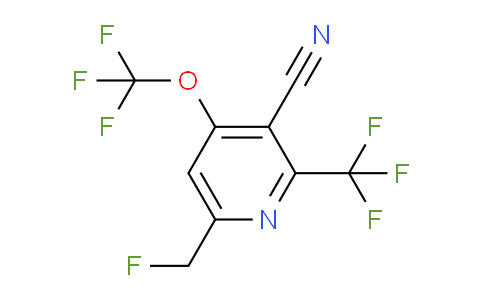 AM167266 | 1804303-41-0 | 3-Cyano-6-(fluoromethyl)-4-(trifluoromethoxy)-2-(trifluoromethyl)pyridine