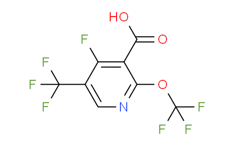 AM167271 | 1803667-32-4 | 4-Fluoro-2-(trifluoromethoxy)-5-(trifluoromethyl)pyridine-3-carboxylic acid
