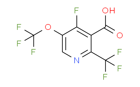 AM167274 | 1804741-56-7 | 4-Fluoro-5-(trifluoromethoxy)-2-(trifluoromethyl)pyridine-3-carboxylic acid