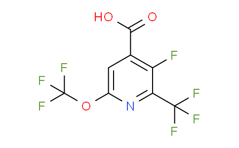 3-Fluoro-6-(trifluoromethoxy)-2-(trifluoromethyl)pyridine-4-carboxylic acid