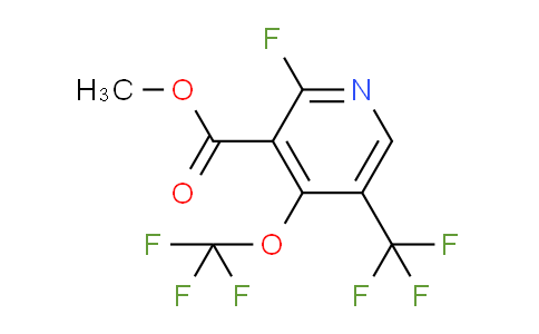 Methyl 2-fluoro-4-(trifluoromethoxy)-5-(trifluoromethyl)pyridine-3-carboxylate