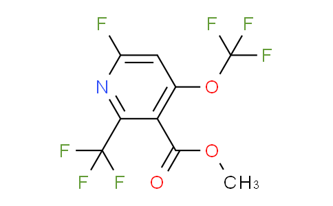 AM167288 | 1804767-57-4 | Methyl 6-fluoro-4-(trifluoromethoxy)-2-(trifluoromethyl)pyridine-3-carboxylate