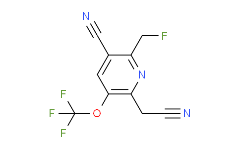 AM167289 | 1804303-49-8 | 3-Cyano-2-(fluoromethyl)-5-(trifluoromethoxy)pyridine-6-acetonitrile