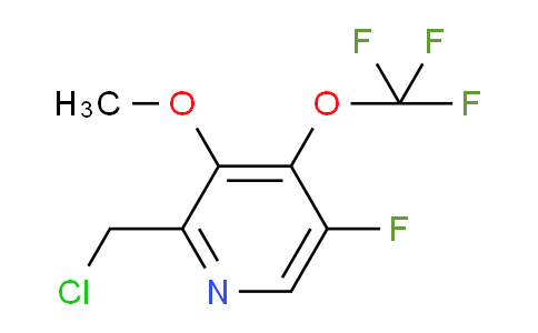 2-(Chloromethyl)-5-fluoro-3-methoxy-4-(trifluoromethoxy)pyridine