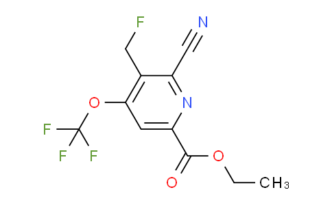 AM167302 | 1804734-58-4 | Ethyl 2-cyano-3-(fluoromethyl)-4-(trifluoromethoxy)pyridine-6-carboxylate