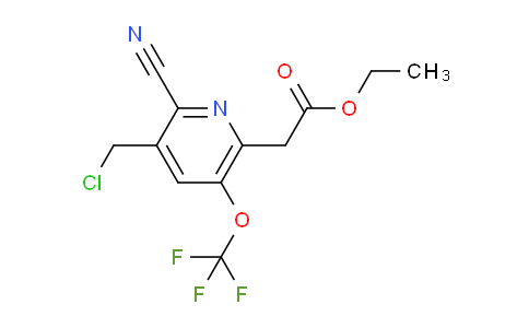 AM167306 | 1804297-17-3 | Ethyl 3-(chloromethyl)-2-cyano-5-(trifluoromethoxy)pyridine-6-acetate