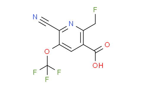 AM167325 | 1806113-19-8 | 2-Cyano-6-(fluoromethyl)-3-(trifluoromethoxy)pyridine-5-carboxylic acid
