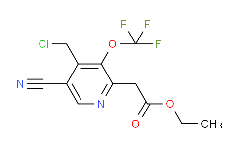AM167326 | 1804733-28-5 | Ethyl 4-(chloromethyl)-5-cyano-3-(trifluoromethoxy)pyridine-2-acetate