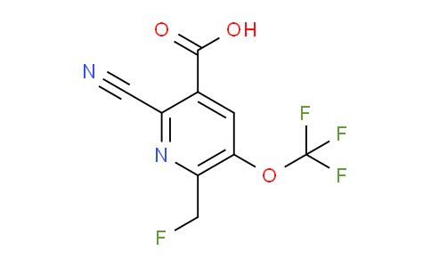 AM167329 | 1804308-79-9 | 2-Cyano-6-(fluoromethyl)-5-(trifluoromethoxy)pyridine-3-carboxylic acid
