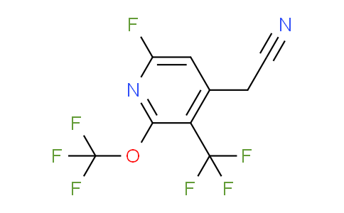 6-Fluoro-2-(trifluoromethoxy)-3-(trifluoromethyl)pyridine-4-acetonitrile
