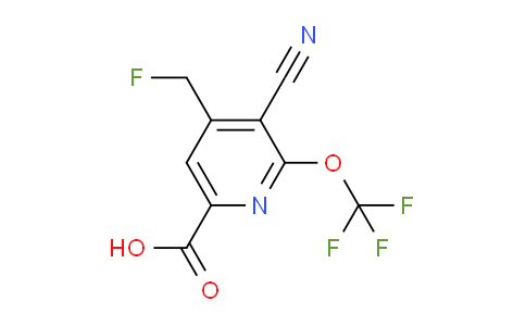AM167342 | 1804348-58-0 | 3-Cyano-4-(fluoromethyl)-2-(trifluoromethoxy)pyridine-6-carboxylic acid