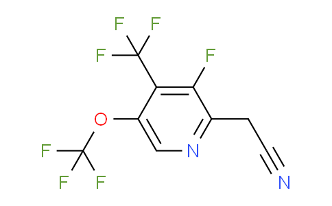 AM167343 | 1804476-84-3 | 3-Fluoro-5-(trifluoromethoxy)-4-(trifluoromethyl)pyridine-2-acetonitrile