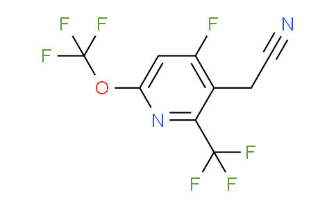 AM167348 | 1803675-16-2 | 4-Fluoro-6-(trifluoromethoxy)-2-(trifluoromethyl)pyridine-3-acetonitrile