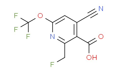 AM167349 | 1804708-47-1 | 4-Cyano-2-(fluoromethyl)-6-(trifluoromethoxy)pyridine-3-carboxylic acid
