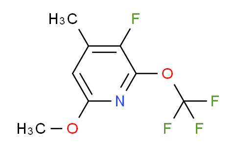 AM167353 | 1805968-53-9 | 3-Fluoro-6-methoxy-4-methyl-2-(trifluoromethoxy)pyridine