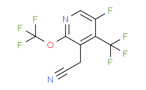AM167355 | 1804339-24-9 | 5-Fluoro-2-(trifluoromethoxy)-4-(trifluoromethyl)pyridine-3-acetonitrile