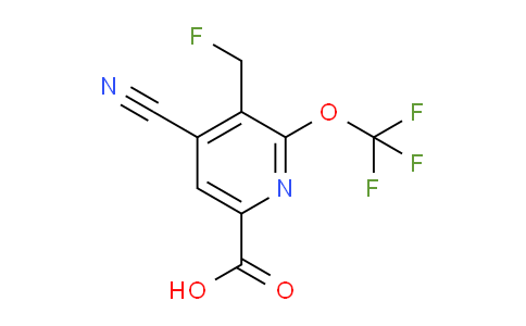 AM167357 | 1803957-73-4 | 4-Cyano-3-(fluoromethyl)-2-(trifluoromethoxy)pyridine-6-carboxylic acid