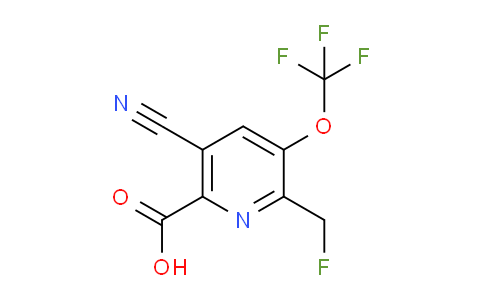 AM167362 | 1804349-13-0 | 5-Cyano-2-(fluoromethyl)-3-(trifluoromethoxy)pyridine-6-carboxylic acid
