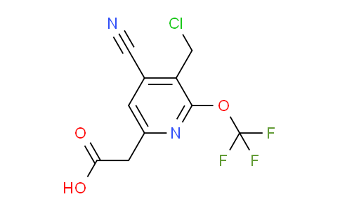 AM167373 | 1806110-05-3 | 3-(Chloromethyl)-4-cyano-2-(trifluoromethoxy)pyridine-6-acetic acid