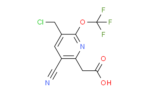 AM167376 | 1804345-50-3 | 3-(Chloromethyl)-5-cyano-2-(trifluoromethoxy)pyridine-6-acetic acid