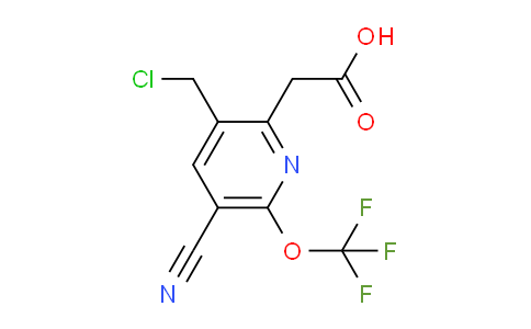 AM167378 | 1804325-21-0 | 3-(Chloromethyl)-5-cyano-6-(trifluoromethoxy)pyridine-2-acetic acid