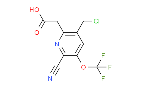 AM167392 | 1804303-79-4 | 5-(Chloromethyl)-2-cyano-3-(trifluoromethoxy)pyridine-6-acetic acid