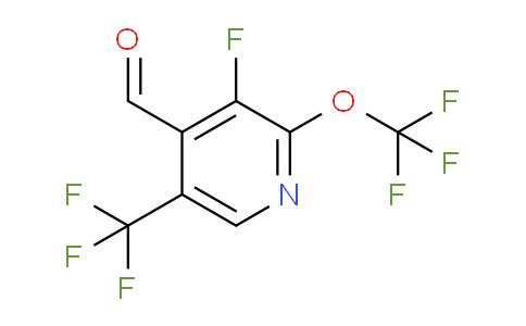 AM167409 | 1804627-96-0 | 3-Fluoro-2-(trifluoromethoxy)-5-(trifluoromethyl)pyridine-4-carboxaldehyde