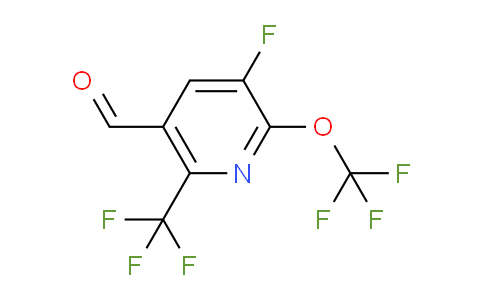 AM167411 | 1804628-04-3 | 3-Fluoro-2-(trifluoromethoxy)-6-(trifluoromethyl)pyridine-5-carboxaldehyde