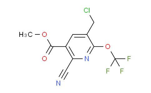 Methyl 3-(chloromethyl)-6-cyano-2-(trifluoromethoxy)pyridine-5-carboxylate