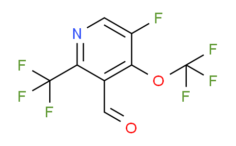 5-Fluoro-4-(trifluoromethoxy)-2-(trifluoromethyl)pyridine-3-carboxaldehyde