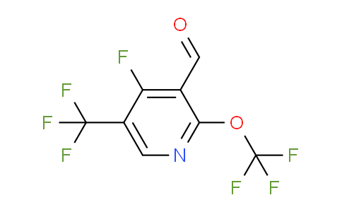 AM167421 | 1804749-60-7 | 4-Fluoro-2-(trifluoromethoxy)-5-(trifluoromethyl)pyridine-3-carboxaldehyde