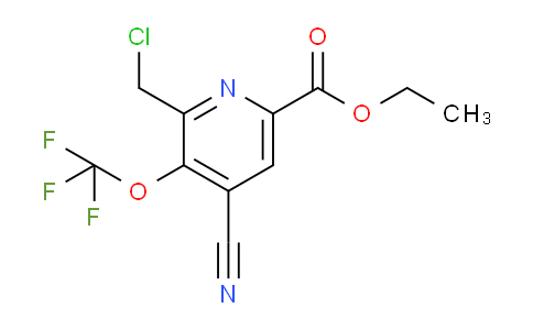 AM167423 | 1804738-60-0 | Ethyl 2-(chloromethyl)-4-cyano-3-(trifluoromethoxy)pyridine-6-carboxylate