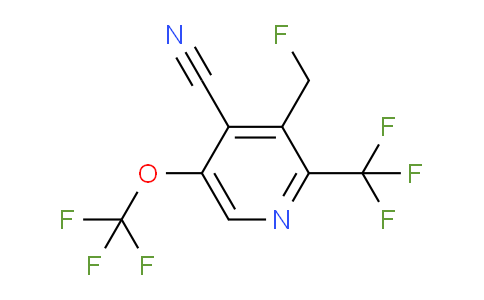 AM167424 | 1804307-01-4 | 4-Cyano-3-(fluoromethyl)-5-(trifluoromethoxy)-2-(trifluoromethyl)pyridine