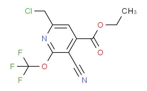 AM167433 | 1804303-23-8 | Ethyl 6-(chloromethyl)-3-cyano-2-(trifluoromethoxy)pyridine-4-carboxylate