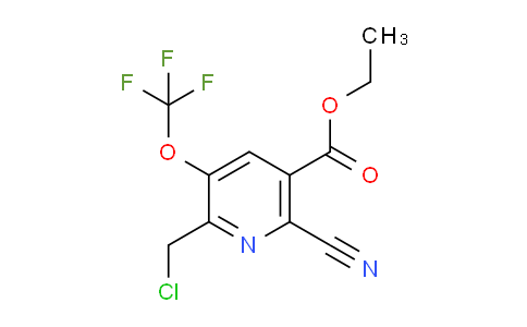 AM167436 | 1803663-86-6 | Ethyl 2-(chloromethyl)-6-cyano-3-(trifluoromethoxy)pyridine-5-carboxylate
