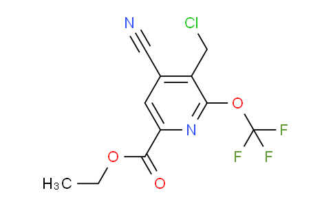 AM167445 | 1804643-41-1 | Ethyl 3-(chloromethyl)-4-cyano-2-(trifluoromethoxy)pyridine-6-carboxylate