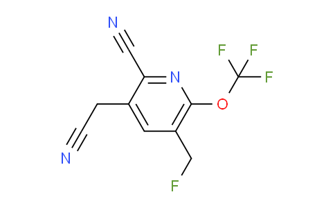 2-Cyano-5-(fluoromethyl)-6-(trifluoromethoxy)pyridine-3-acetonitrile