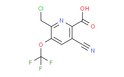 AM167453 | 1804643-03-5 | 2-(Chloromethyl)-5-cyano-3-(trifluoromethoxy)pyridine-6-carboxylic acid