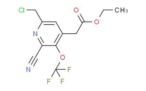AM167462 | 1804643-87-5 | Ethyl 6-(chloromethyl)-2-cyano-3-(trifluoromethoxy)pyridine-4-acetate