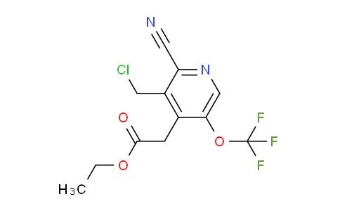 AM167464 | 1804732-97-5 | Ethyl 3-(chloromethyl)-2-cyano-5-(trifluoromethoxy)pyridine-4-acetate