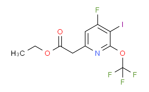AM167466 | 1804785-70-3 | Ethyl 4-fluoro-3-iodo-2-(trifluoromethoxy)pyridine-6-acetate