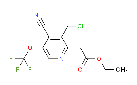 AM167467 | 1804325-68-5 | Ethyl 3-(chloromethyl)-4-cyano-5-(trifluoromethoxy)pyridine-2-acetate