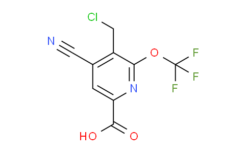 AM167470 | 1804302-97-3 | 3-(Chloromethyl)-4-cyano-2-(trifluoromethoxy)pyridine-6-carboxylic acid