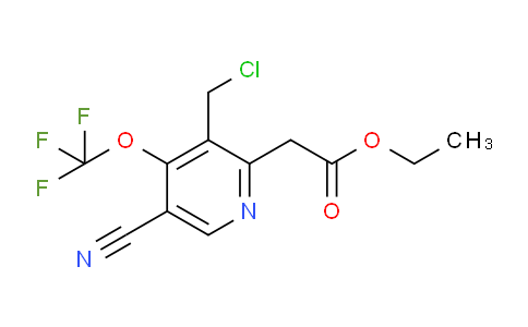 AM167475 | 1804346-72-2 | Ethyl 3-(chloromethyl)-5-cyano-4-(trifluoromethoxy)pyridine-2-acetate